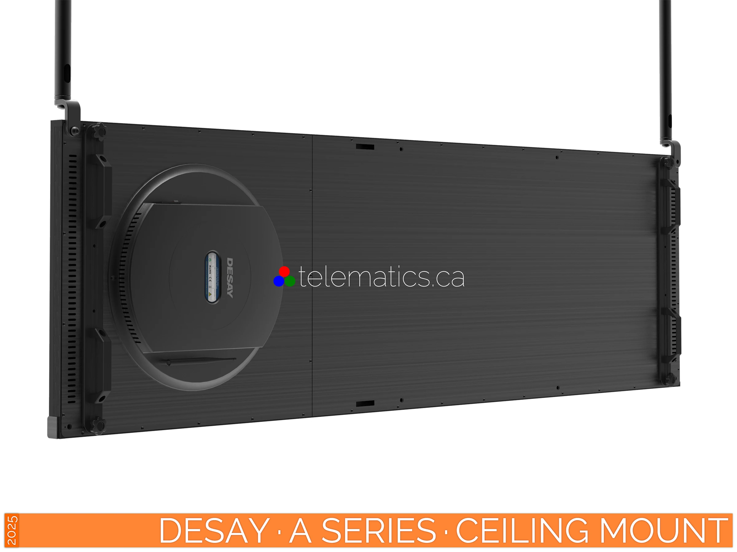 The Art of LED · Desay A Series Poster · Ceiling Mount Configuration for Connected Installations · VNNOX Cloud Desay · A Series · Direct View LED Poster · Ceiling Mount Configuration for High-Impact and Connected Installations in Retail and Events · NovaStar Taurus T50 · VNNOX Cloud Remote Content Management