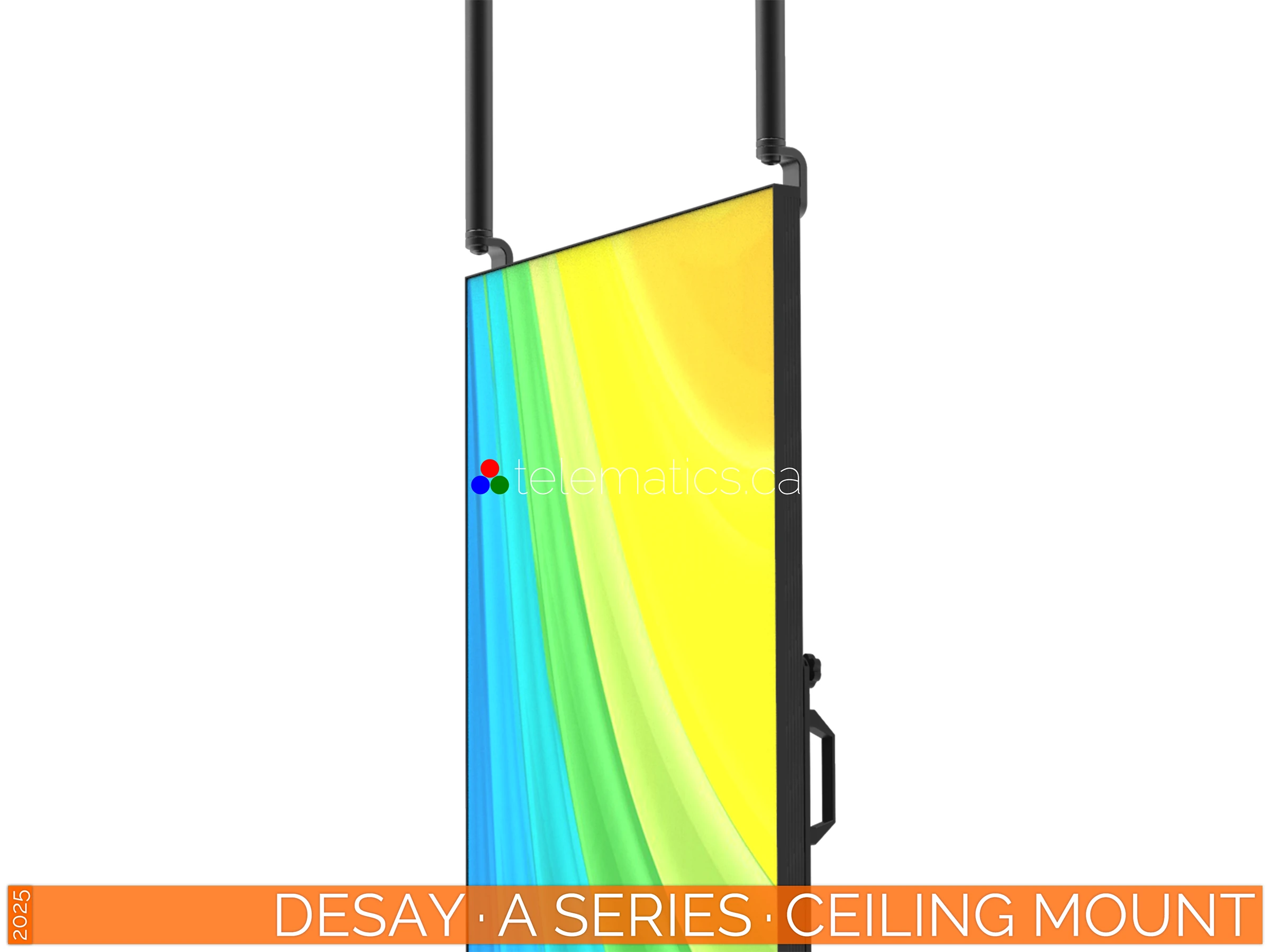 The Art of LED · Desay A Series Poster · Ceiling Mount Configuration for High-Performance Installations · NovaStar VX400 Desay · A Series · Direct View LED Poster · Ceiling Mount Configuration for Reliable and High-Performance Installations in Retail and Event Spaces · NovaStar Taurus T50 · VNNOX Cloud Remote Content Management