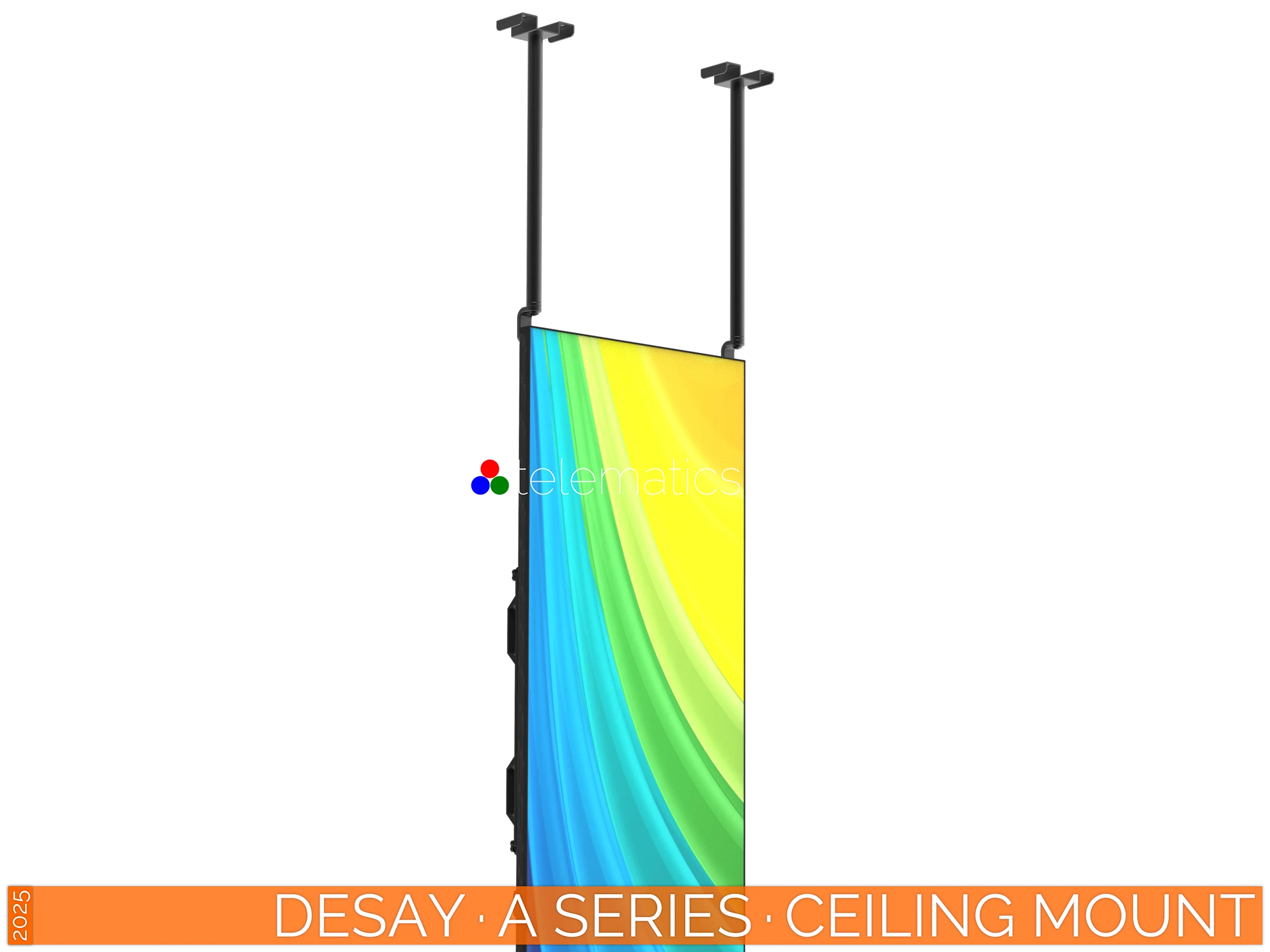 The Art of LED · Desay A Series Poster · Ceiling Mount Configuration for High-Performance Installations · NovaStar VX600 Desay · A Series · Direct View LED Poster · Ceiling Mount Configuration for Flexible and High-Performance Installations in Retail and Event Spaces · NovaStar Taurus T50 · VNNOX Cloud Remote Content Management