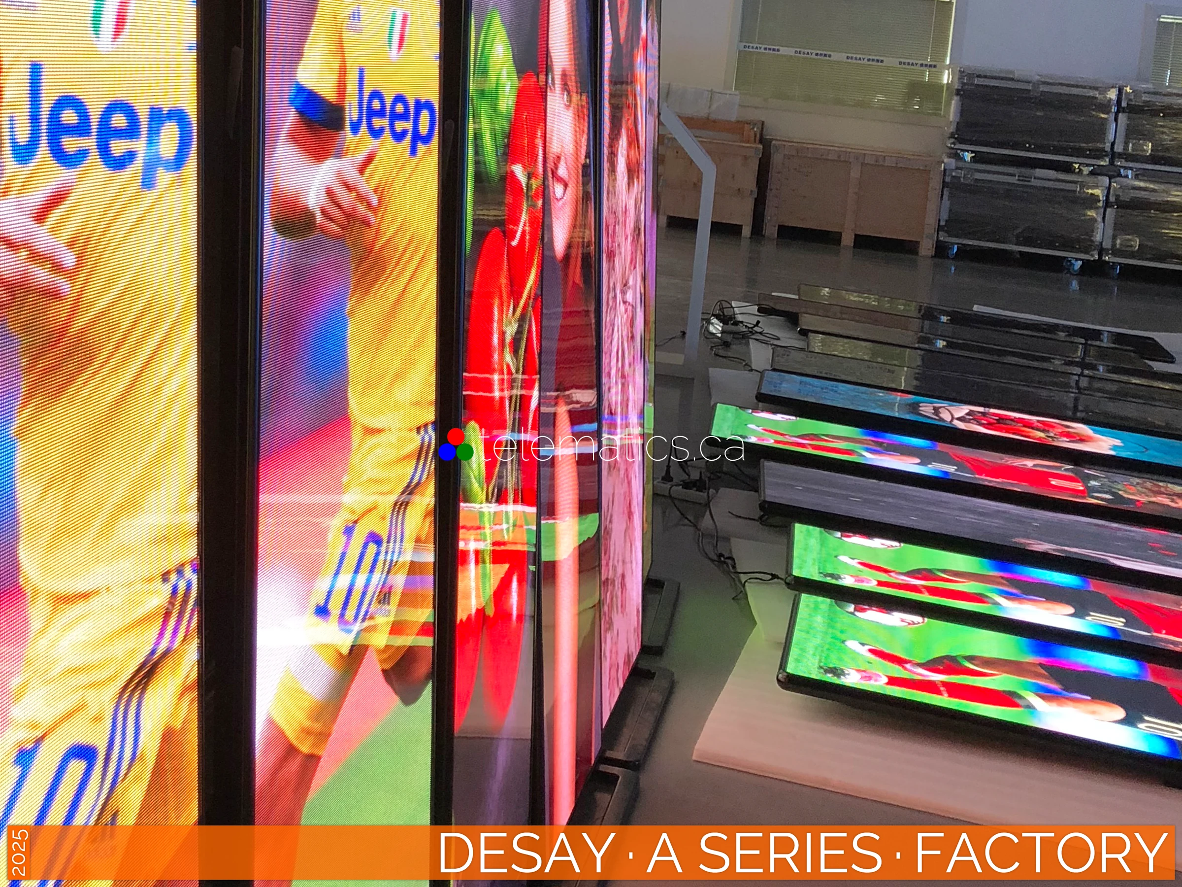 The Art of LED · Desay A Series Poster · Factory Testing for High-Quality Performance · NovaStar H5 Desay · A Series · Direct View LED Poster · Factory Testing for High-Quality Performance and Durability · NovaStar Taurus T50 · VNNOX Cloud Remote Content Management