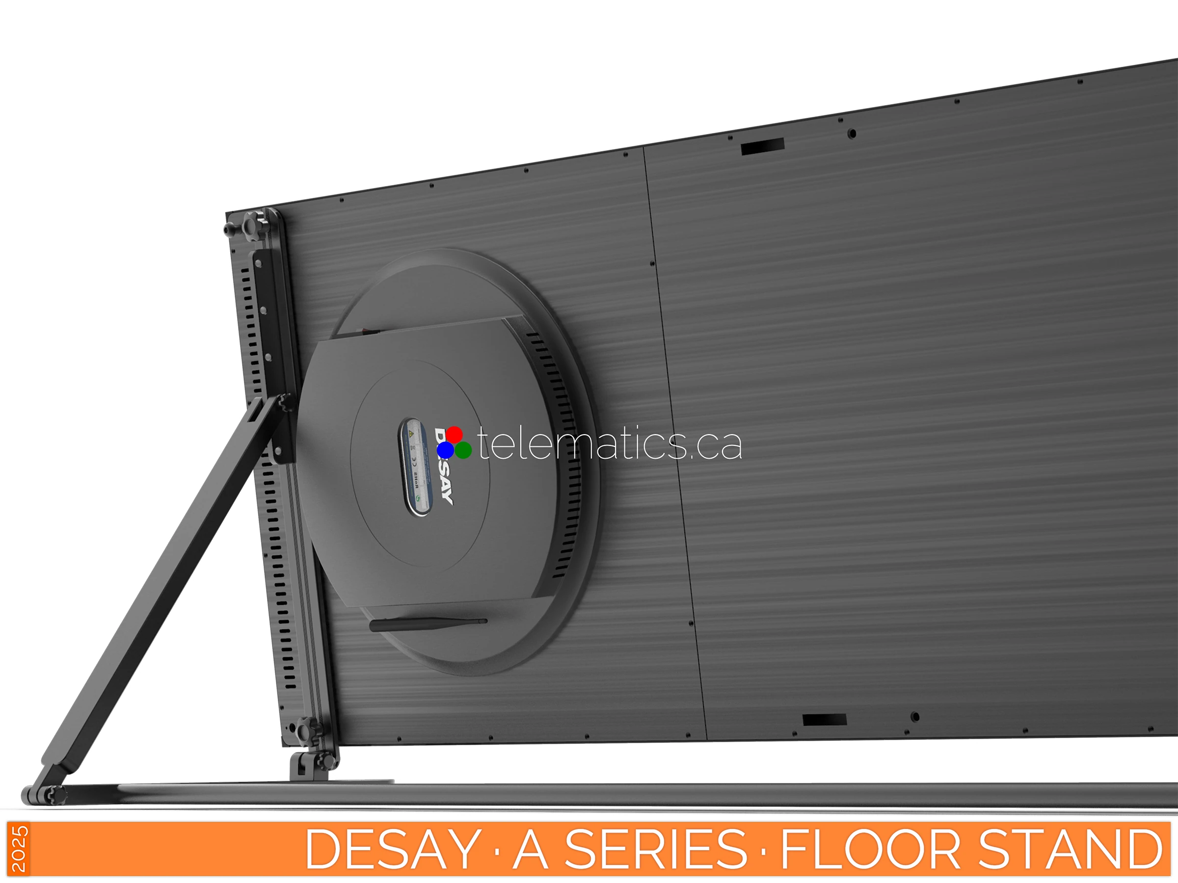 The Art of LED · Desay A Series Poster · Floor Stand Configuration for Secure Installations · NovaStar MX20 Desay · A Series · Direct View LED Poster · Floor Stand Configuration for Versatile and Secure Installations in Retail and Events · NovaStar Taurus T50 · VNNOX Cloud Remote Content Managemen