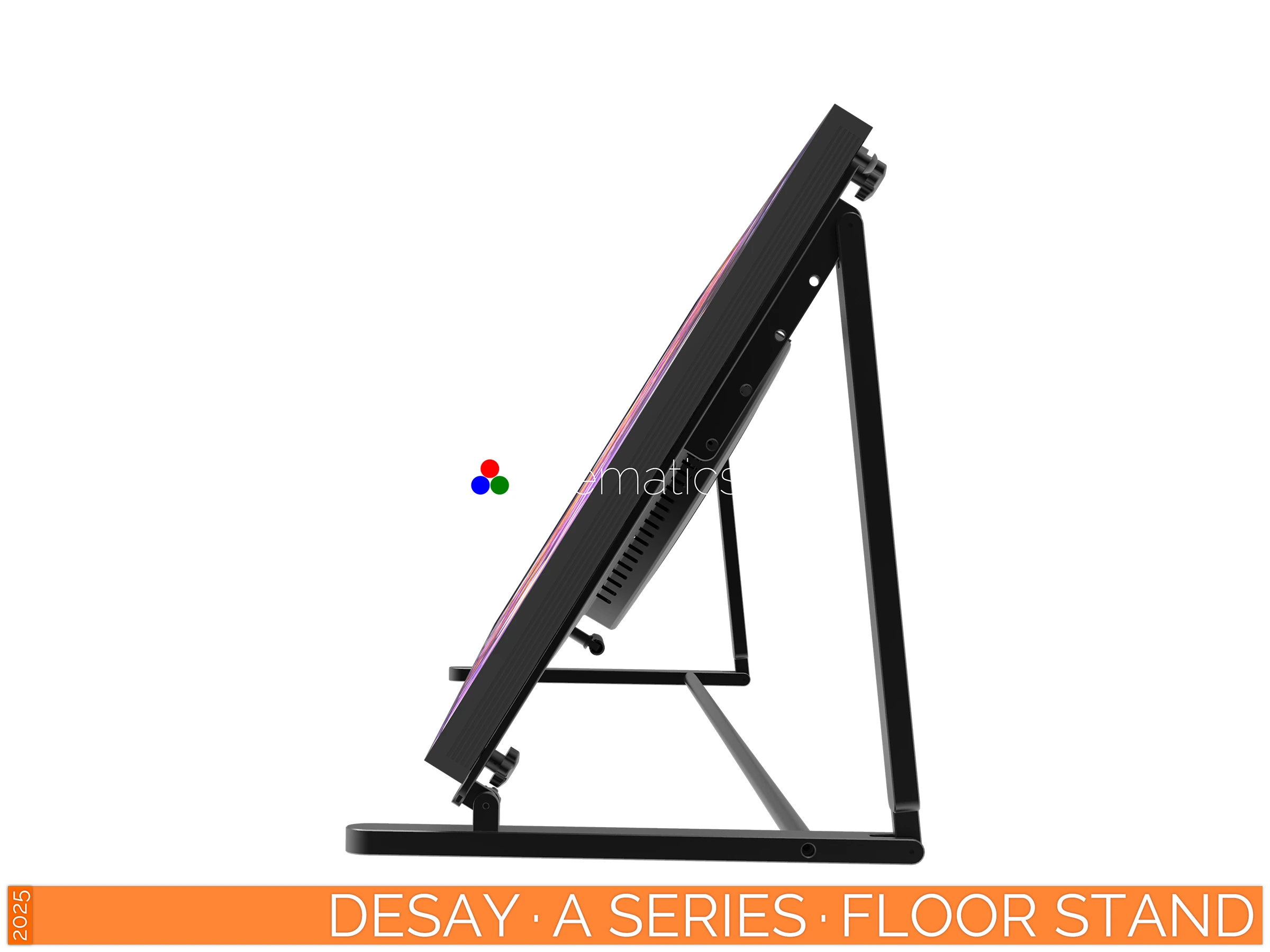 The Art of LED · Desay A Series Poster · Floor Stand Configuration for Reliable Installations · NovaStar VX400 Desay · A Series · Direct View LED Poster · Floor Stand Configuration for Reliable and Dynamic Installations in Retail and Event Spaces · NovaStar Taurus T50 · VNNOX Cloud Remote Content Management