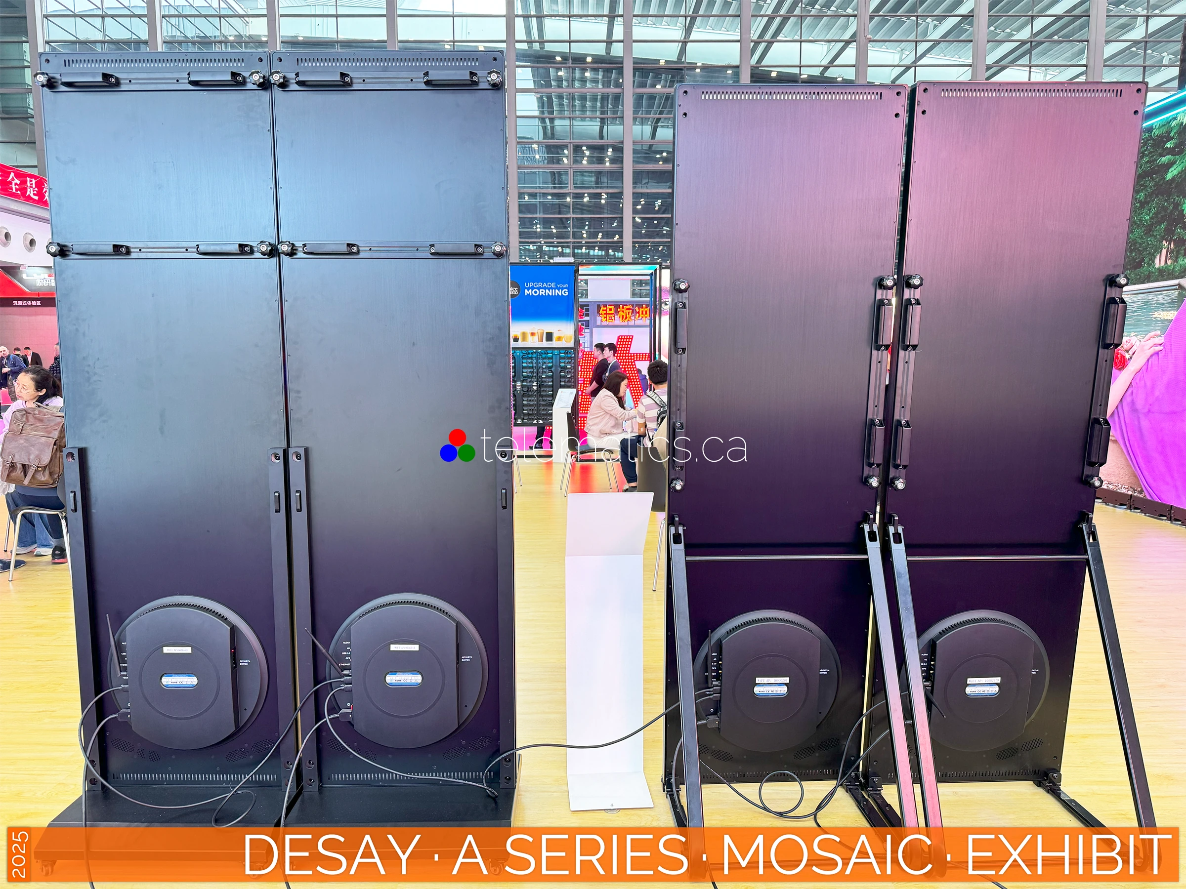 The Art of LED · Desay A Series Poster · Mosaic Exhibit Display for Creative Visual Presentations · NovaStar MX30 Desay · A Series · Direct View LED Poster · Mosaic Exhibit Display for Creative and Immersive Visual Presentations · NovaStar Taurus T50 · VNNOX Cloud Remote Content Management