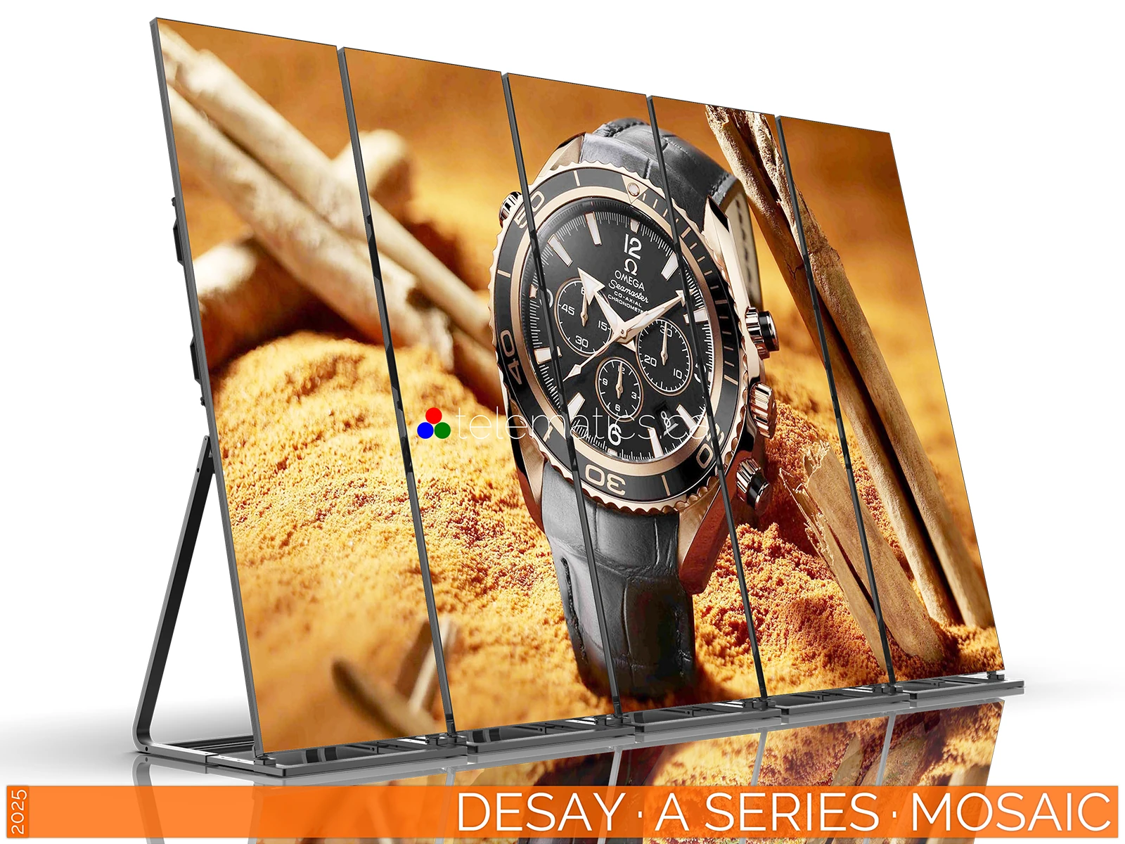 The Art of LED · Desay A Series Poster · Mosaic Display for Engaging Visual Installations · NovaStar MX2000 Pro Desay · A Series · Direct View LED Poster · Mosaic Display for Creative and Engaging Visual Installations in Retail and Events · NovaStar Taurus T50 · VNNOX Cloud Remote Content Management